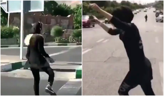 İranlı kadınlardan danslı protesto!
