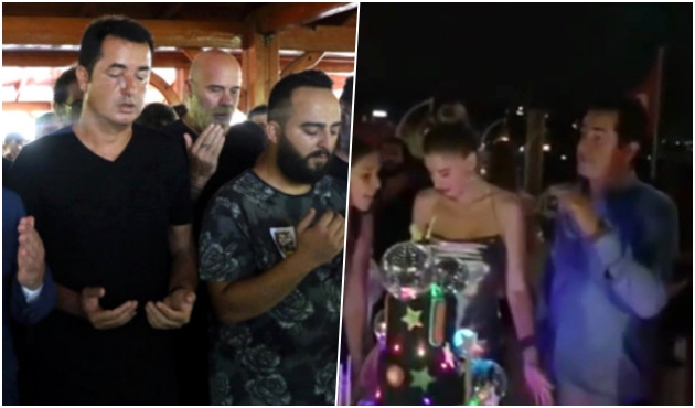 Acun sabah cenazede, akşam partide!