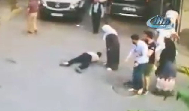 Genç mühendisin silahla vurulma anı kamerada!