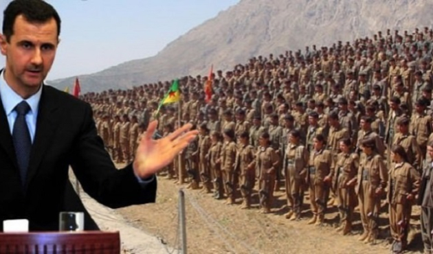 Esed ile terör örgütü PKK el sıkıştı!