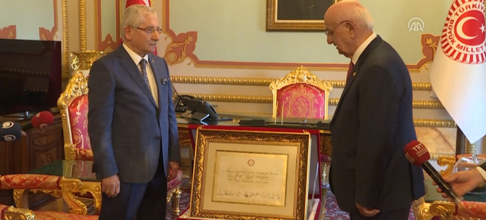 Cumhurbaşkanı Erdoğan'ın mazbatası mecliste...