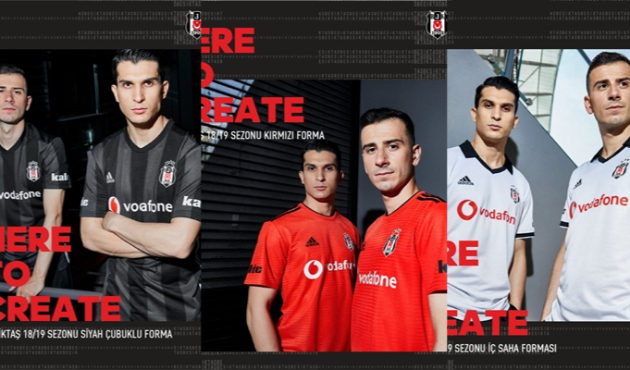 İşte Beşiktaş'ın yeni sezon formaları...