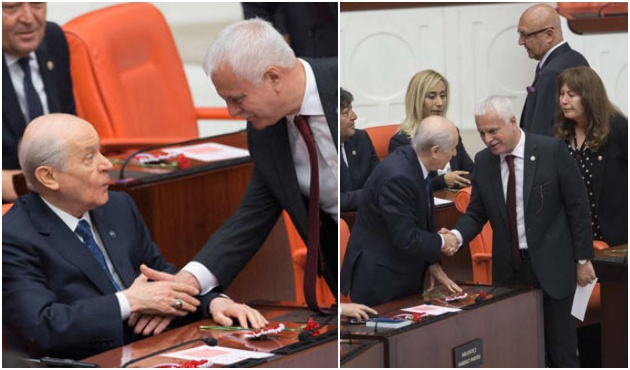 Bahçeli ile Aydın gerginliği bir kenara bıraktı!