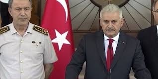 Başbakan Genelkurmay Başkanı ile birlikte canlı yayında...