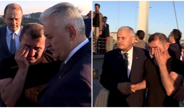 Başbakan Yıldırım vatandaşı intihardan vazgeçirdi