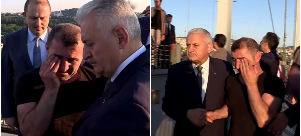 Başbakan Yıldırım vatandaşı intihardan vazgeçirdi
