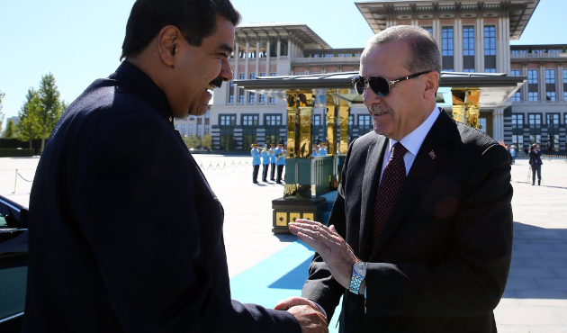 Maduro'dan direksiyon başında Erdoğan mesajı!