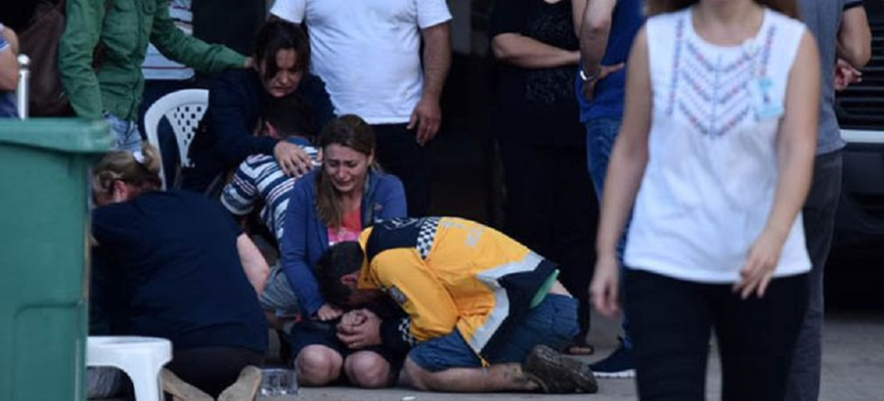 Gözyaşları sel oldu...