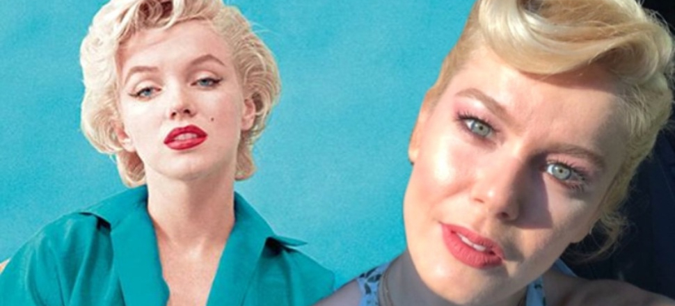 Burcu Biricik,  Marilyn Monroe oldu!