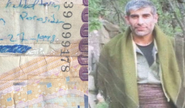 Şehit pilotun cebinden aldığı paraya bunu yazmış!