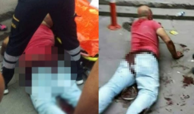 Kızının tacizcisini sokak ortasında hadım etti!