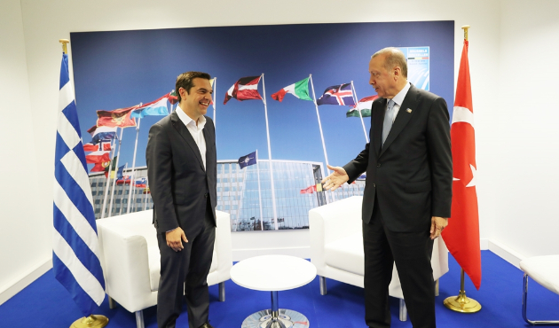 Cumhurbaşkanı Erdoğan, Çipras ile görüştü...