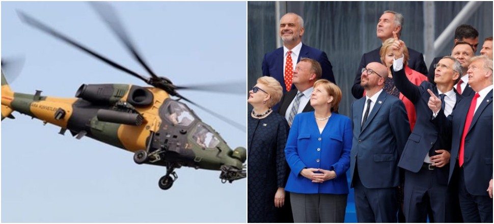 ATAK helikopterler NATO zirvesine damga vurdu!
