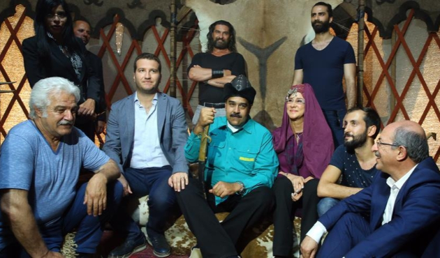 Maduro'dan Diriliş Ertuğrul setine ziyaret...