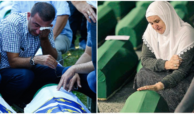 Srebrenitsa soykırımı kurbanları toprağa verildi