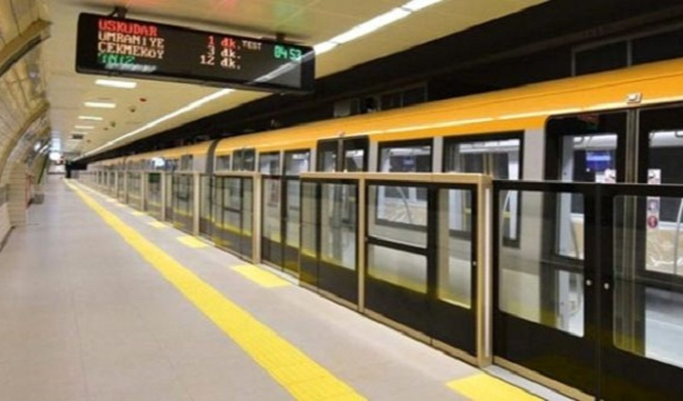 Üsküdar'daki metro hattı hizmet vermeyecek!