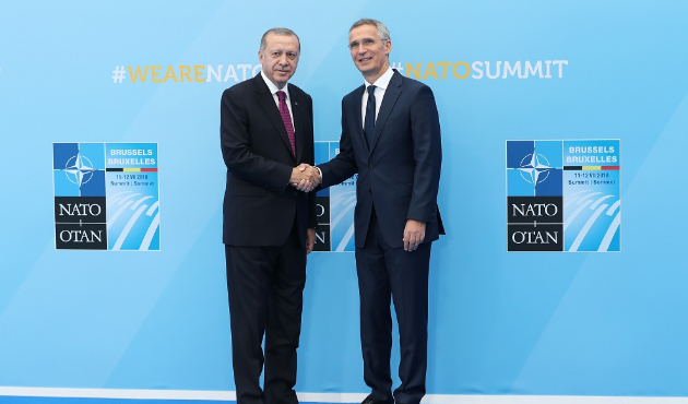 Erdoğan NATO'nun yeni karargahında!