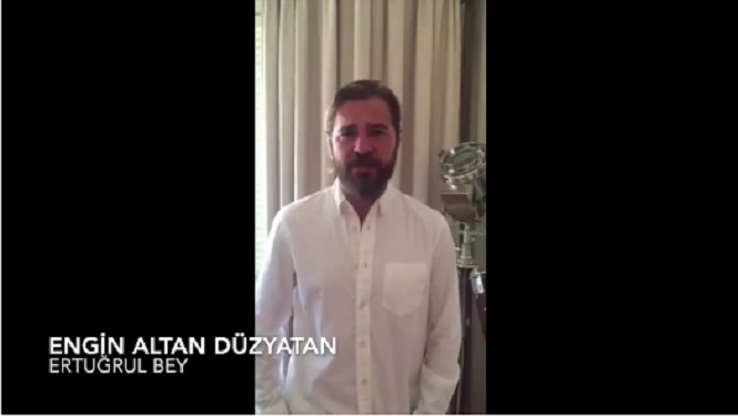 Darbeye karşı 'Diriliş' çağrısı! Dizi oyuncularından anlamlı mesaj (VİDEO)
