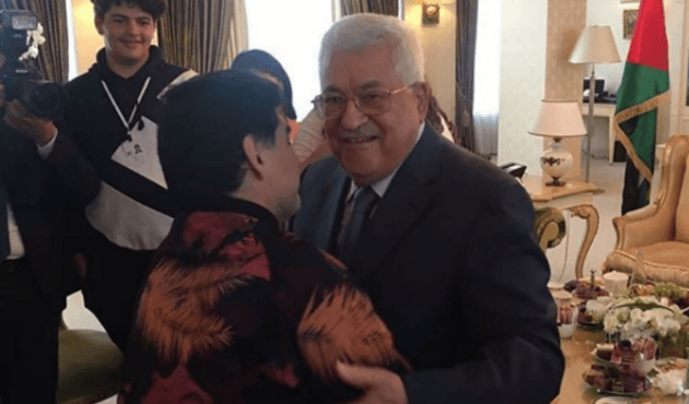 Maradona'dan Mahmud Abbas'a destek!