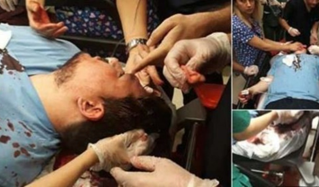 Hastanın öfkesi, doktoru kanlar içinde bıraktı!