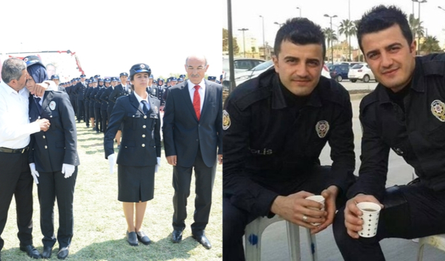 Şehit ikiz kardeşlerin eşleri de polis oldu!