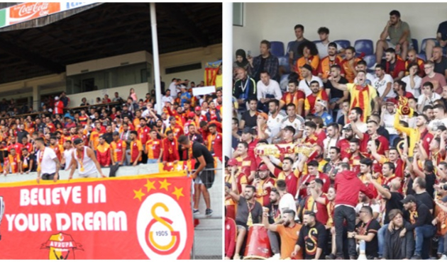 Galatasaray tribünlerinde 'tekbir' kavgası!