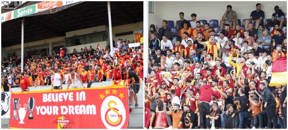 Galatasaray tribünlerinde 'tekbir' kavgası!