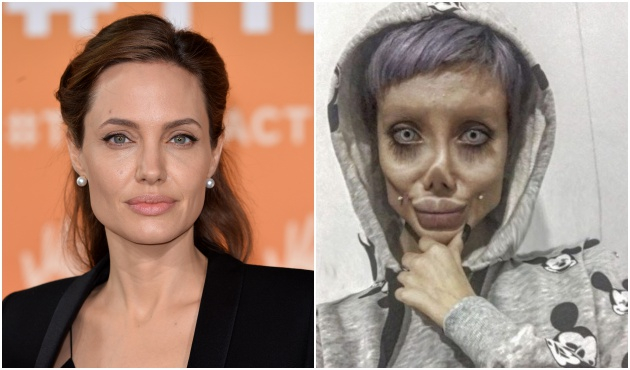 Angelina olmak istemişti, yeni görüntüleri çıktı!