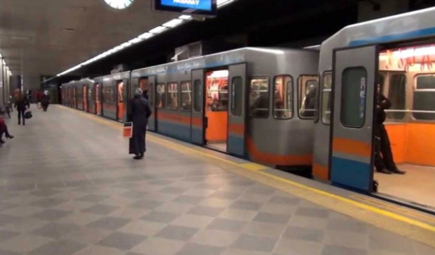 Metro seferleri kademeli olarak yapılmaya başlandı