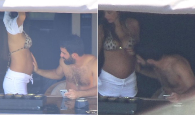 Arda Turan, doğmamış bebeğini işte  böyle sevdi!