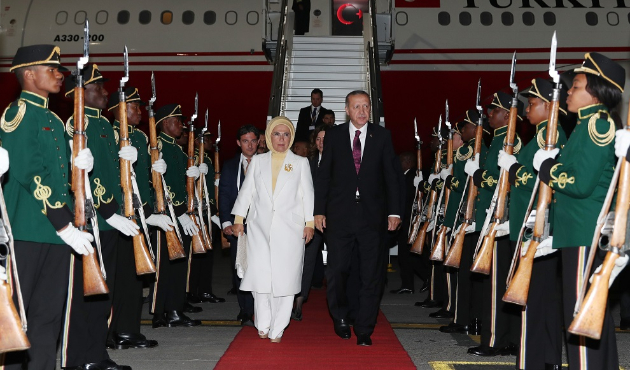 Cumhurbaşkanı Erdoğan Güney Afrika'da!