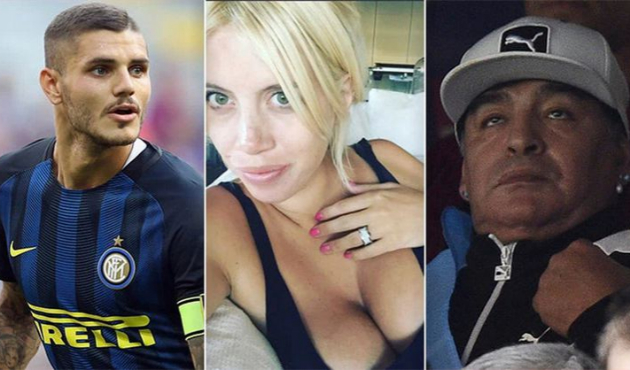 Icardi'nin karısı Wanda, Maradona ile aşk yaşıyor!