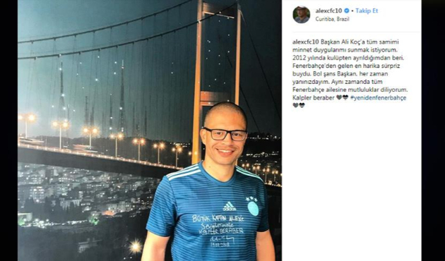 Ali Koç'tan Alex'e jest!