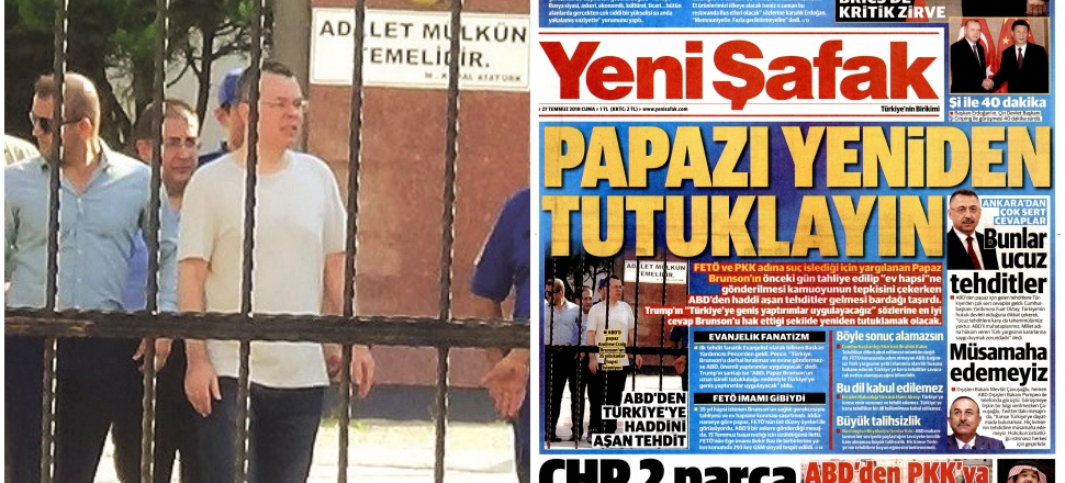 Günün en tavırlı manşetini Yeni Şafak attı!