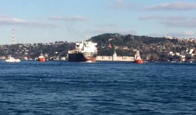 Boğaz'da trafik durdu!