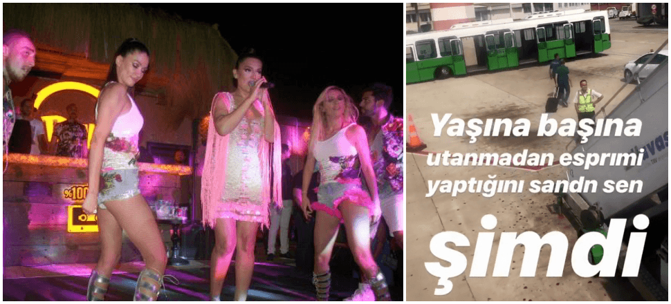 Demet Akalın'ın uçağında "Bomba" paniği!