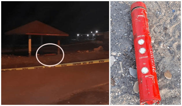Sahile vuran kırmızı cisim polisi alarma geçirdi!