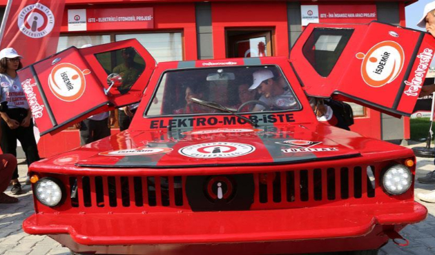 TÜBİTAK yarışması için elektrikli 4X4 yaptılar!