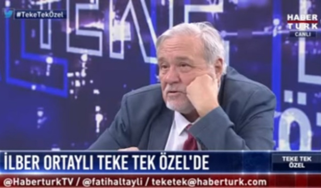 İlber Ortaylı'dan canlı yayında büyük gaf!