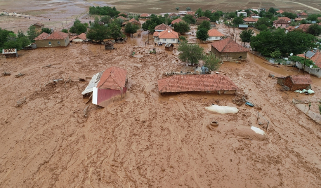 Antalya'da Elmalı'yı sel ikinci kez vurdu...