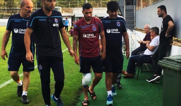 Trabzonspor'da şok sakatlık!