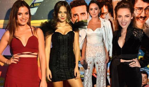 '3 Adam'ın yeni filmi 'Yol Arkadaşım'ın galasına ünlü yağmuru!