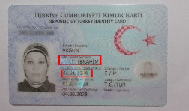 Kimlik kartını görünce şok geçirdi!