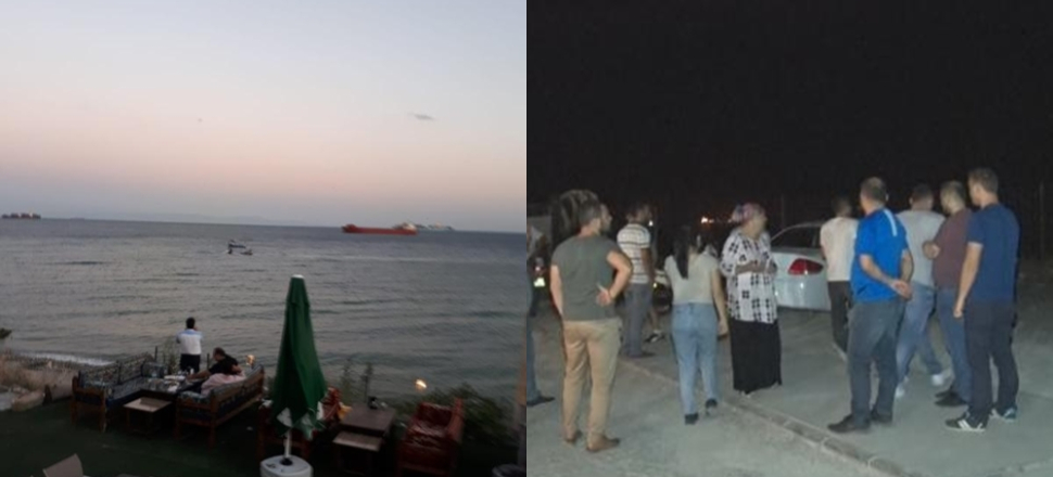 Beylikdüzü açıklarında tekne battı...