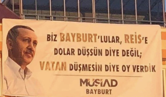 Bayburt'tan Erdoğan'a anlamlı destek...