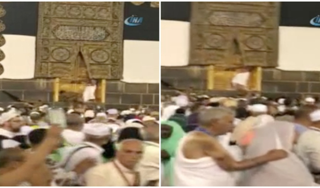 Kabe-i Şerif'in kapısını açmak istedi!