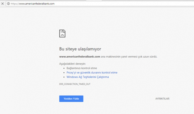 Türk hackerlar, American Federal Bank'ı hackledi!
