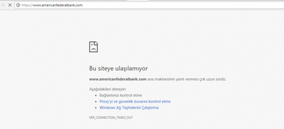 Türk hackerlar, American Federal Bank'ı hackledi!