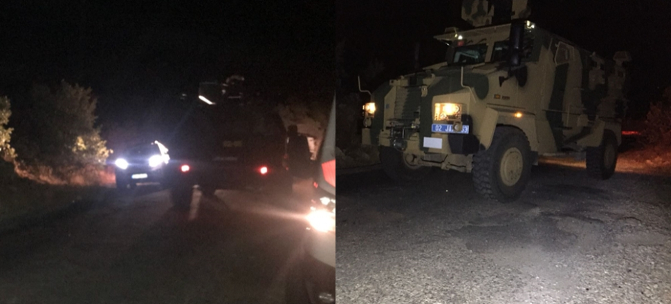 Askeri aracın geçişi sırasında patlama oldu!
