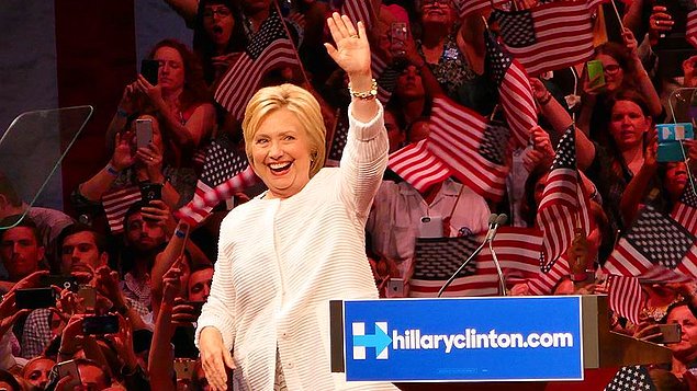ABD tarihinde bir ilk! Hillary Clinton resmen başkan adayı...